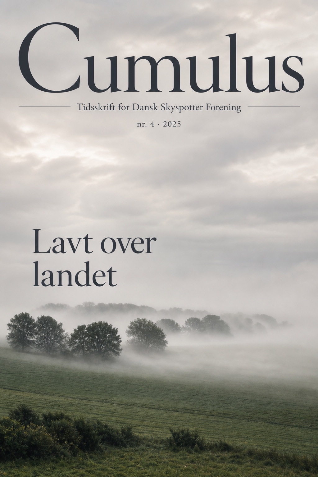 Forsiden af Cumulus nr. 4, 2025, med temaet Lavt over landet