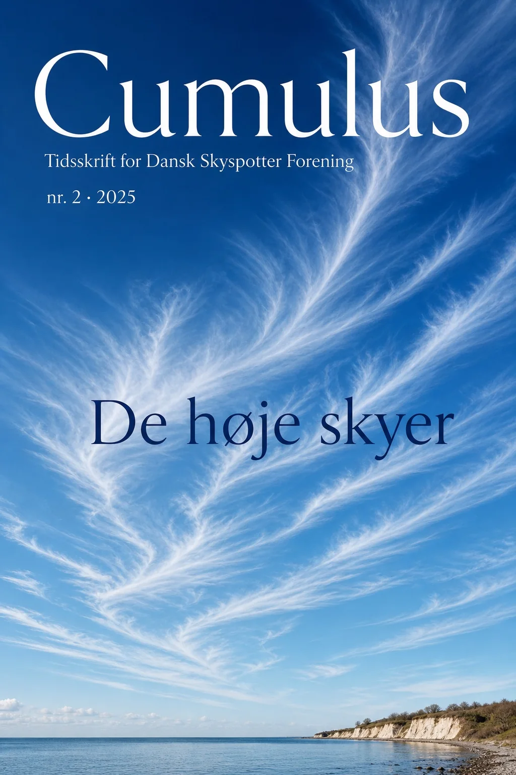 Forsiden af Cumulus nr. 2, 2025, med temaet De høje skyer