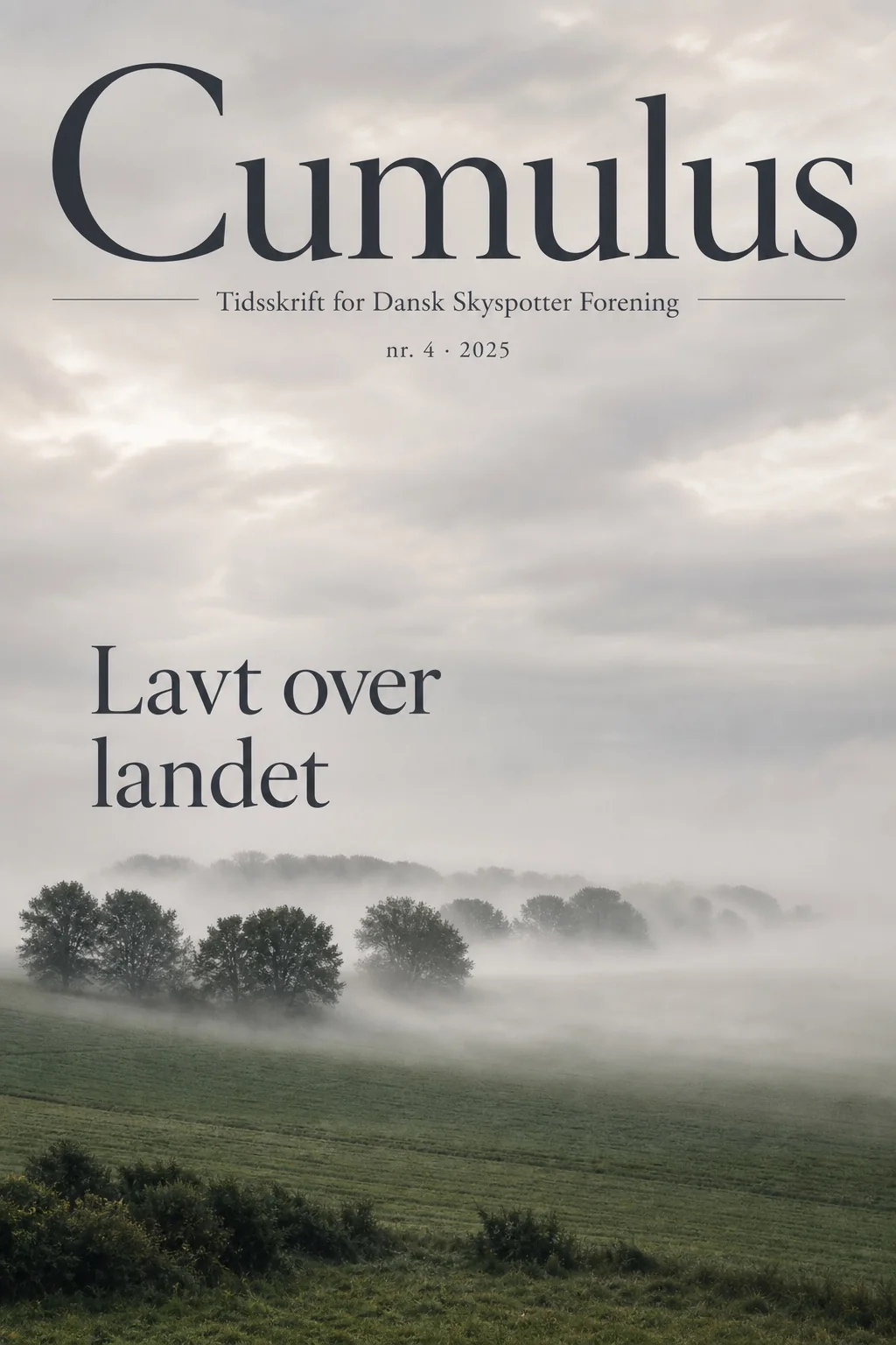 Forsiden af Cumulus nr. 4, 2025, med temaet Lavt over landet